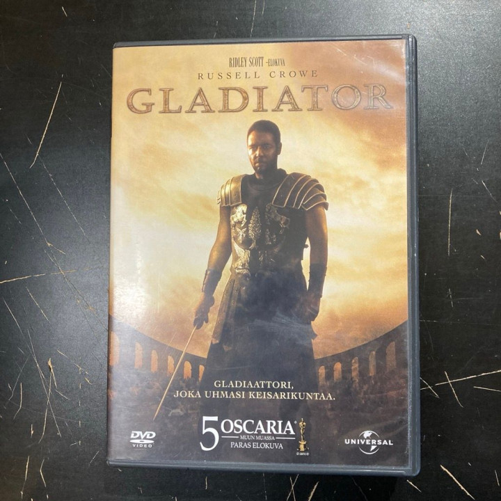 Gladiaattori DVD (M-/VG+) -seikkailu-